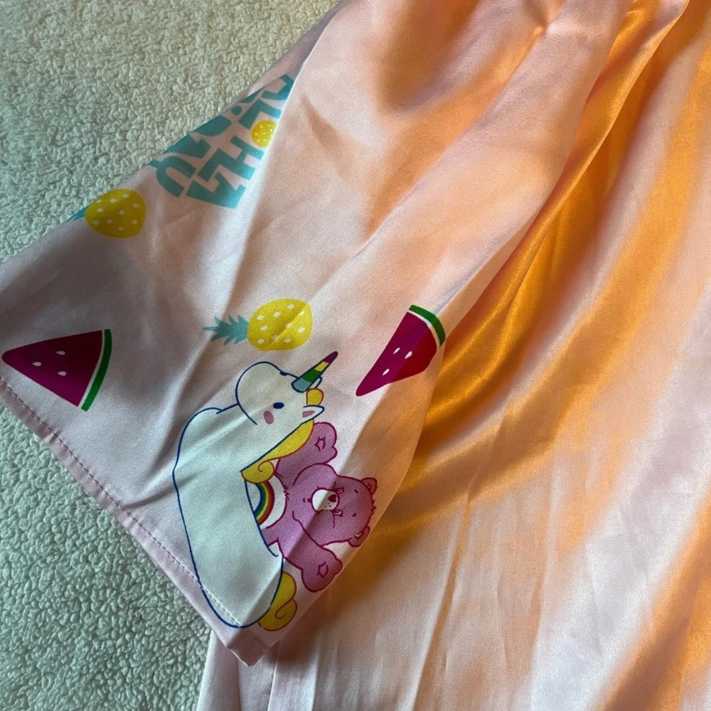 Shein x Care Bears silky robe, women’s small - Picture 4 of 7